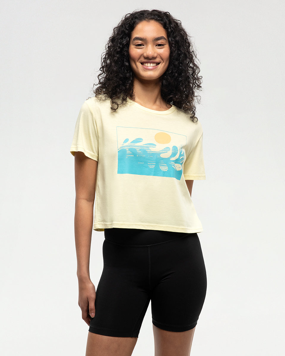 Tentree Women's Seaforestation Crop T-Shirt