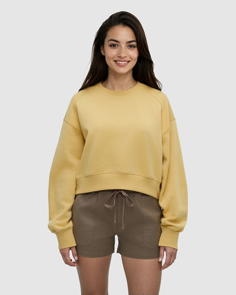 Tentree Women's Bluffs Cropped Crew