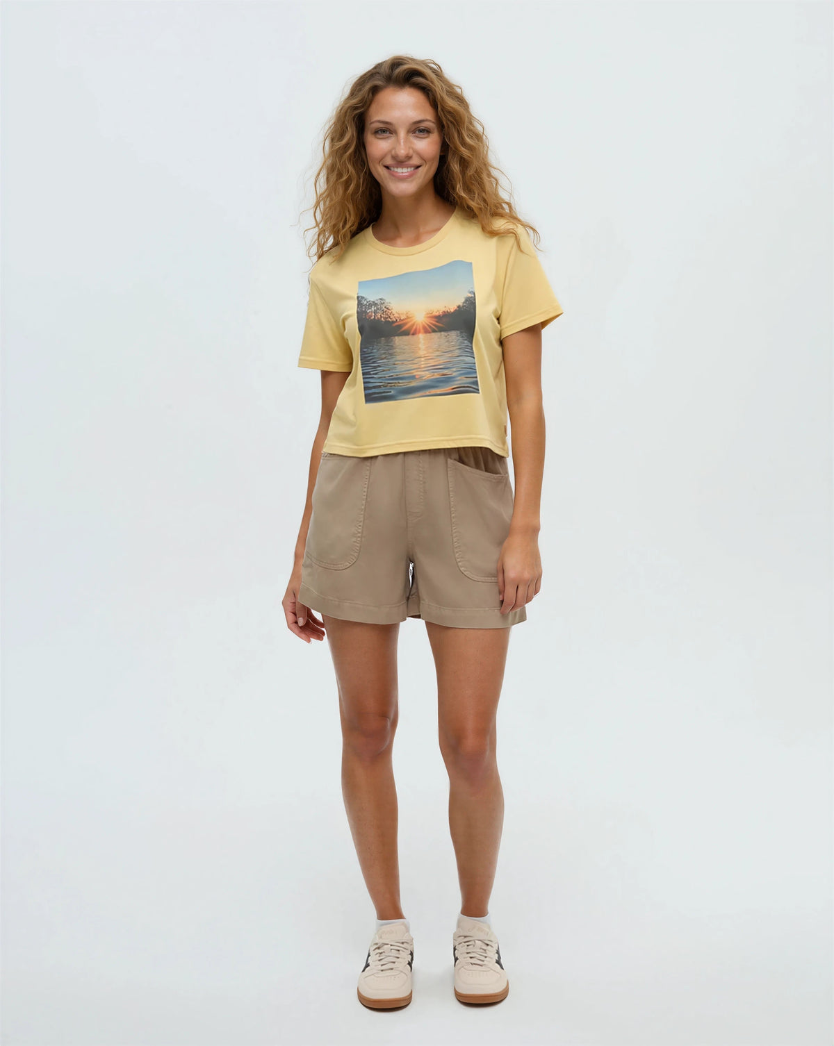 Tentree Women's Lake View Crop T-Shirt