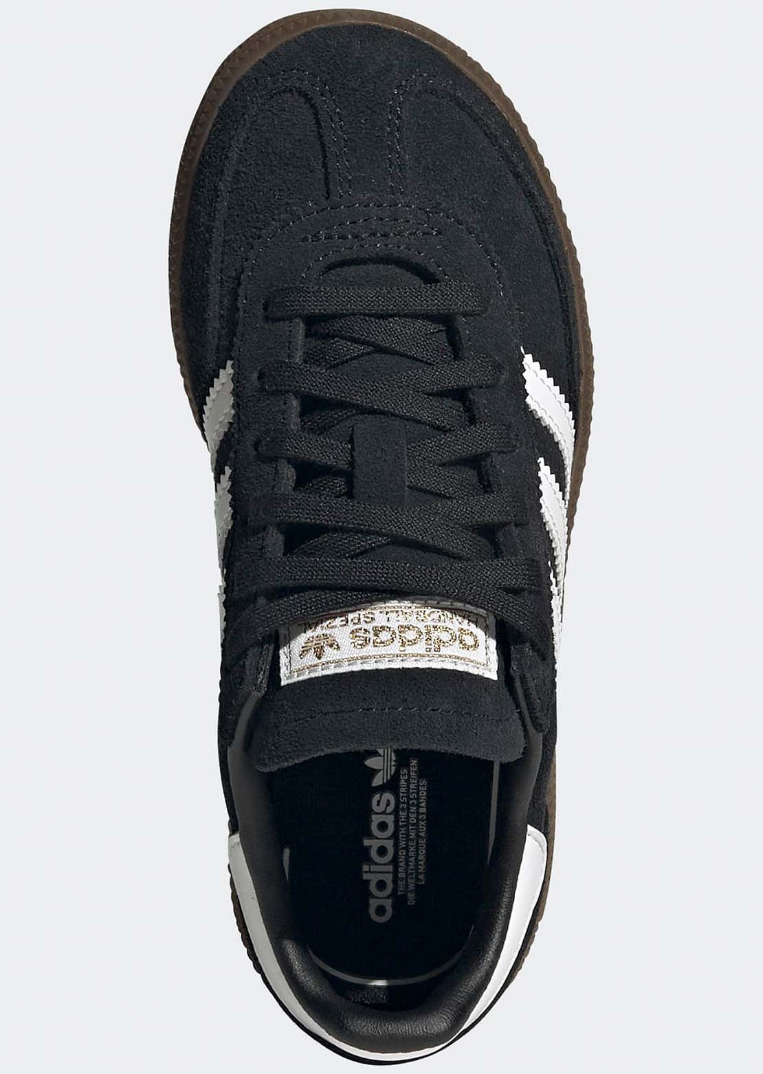 Adidas Junior Handball Spezial Shoes Core Black/FTW White/Gum