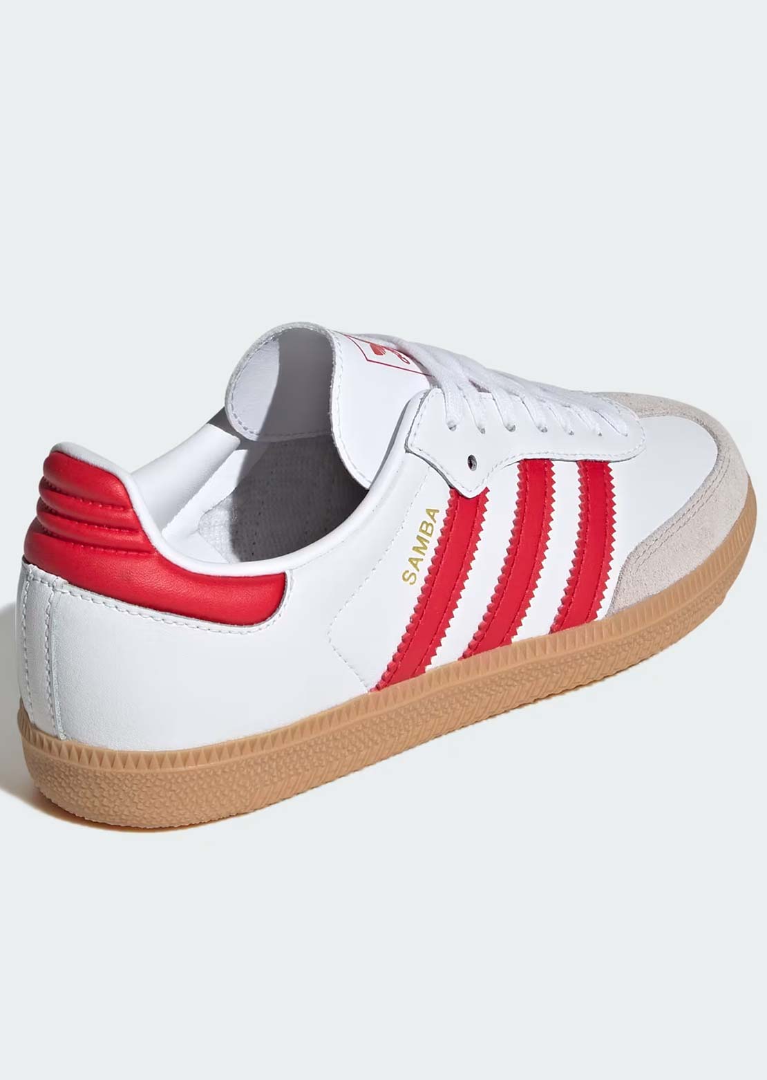 Adidas Junior Samba Originals Shoes Cloud White/Better Scarlet/Gum