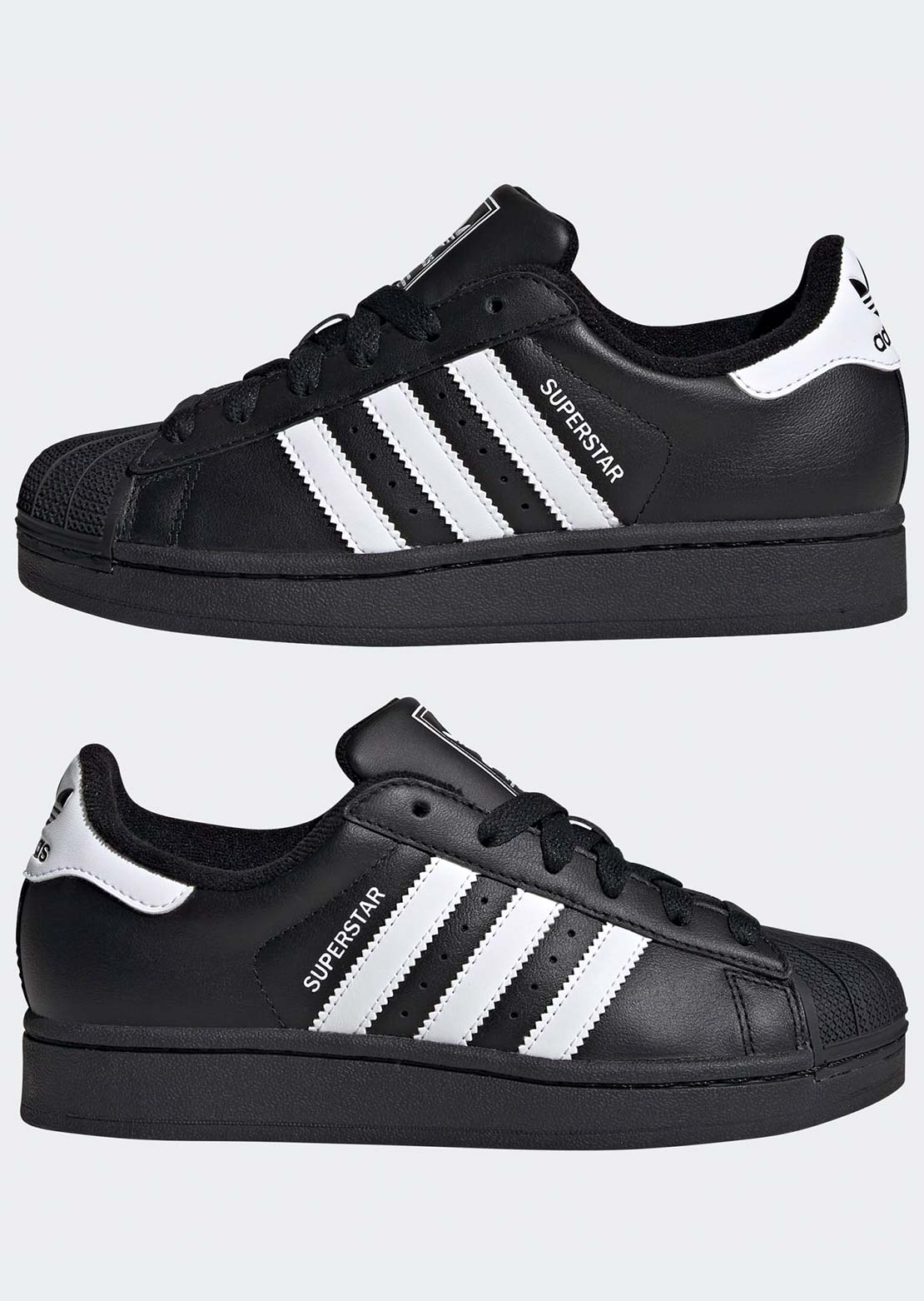 Adidas Junior Superstar II Shoes Core Black/FTW White/Core Black