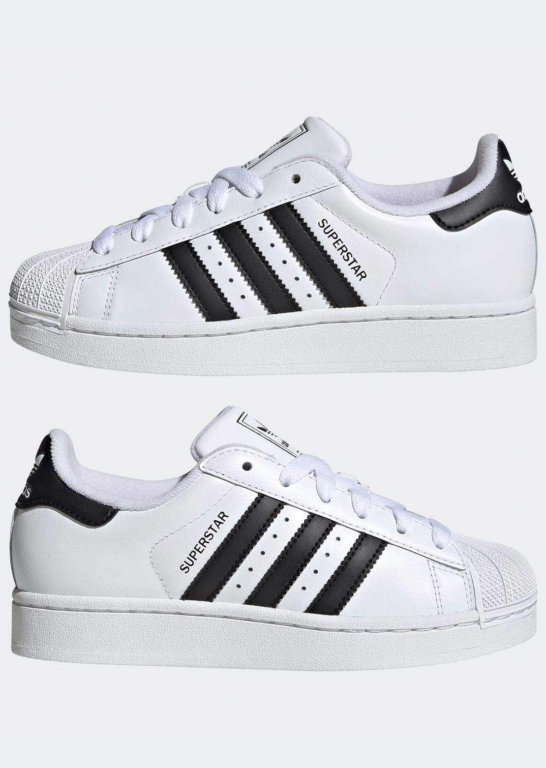 Adidas Junior Superstar II Shoes FTW White/Core Black/FTW White
