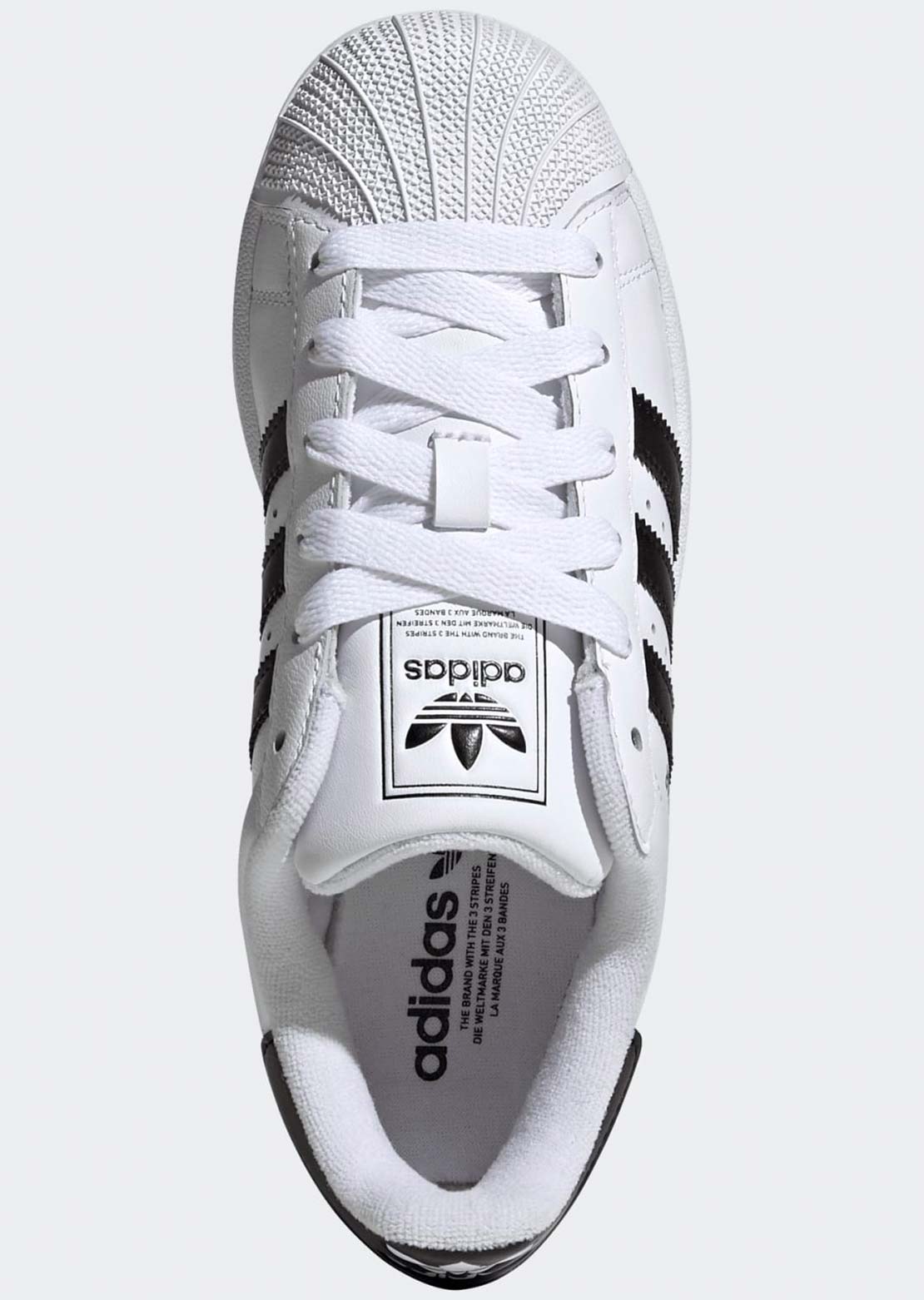Adidas Junior Superstar II Shoes FTW White/Core Black/FTW White