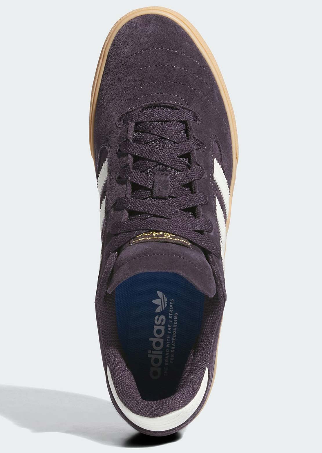 Adidas Skate Men&#39;s Busenitz Vulc II Skate Shoes Aurora Black / Off White / Gum