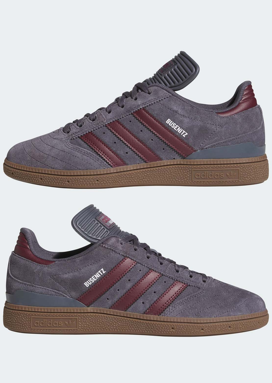 Adidas Skate Men's Busenitz Skate Shoes Auon/Maroon/gum