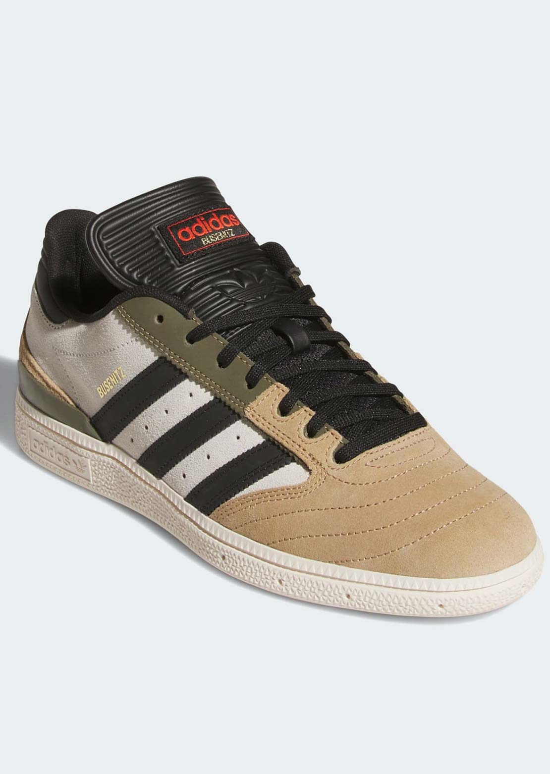 Adidas Skate Men's Busenitz Skate Shoes Cardboard Core/Black/Olive Strata Beige