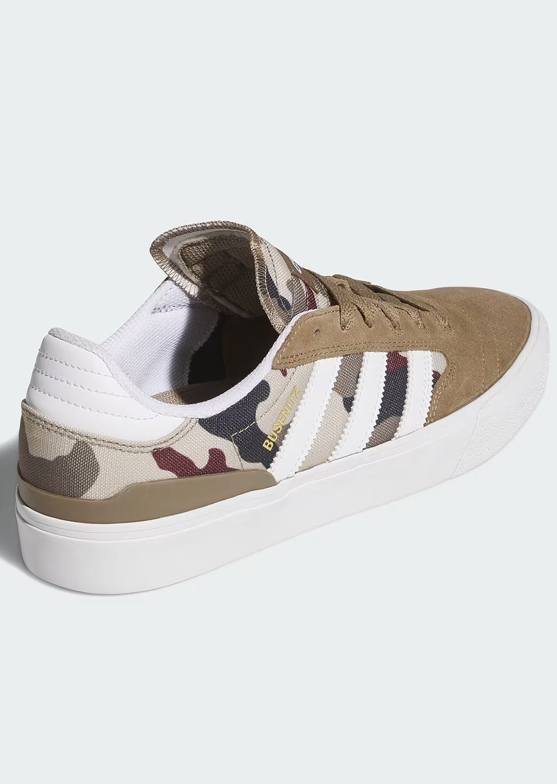 Adidas Skate Men's Busenitz Vulc II Shoes Khaki Six/Footwear White/Aurora Ink