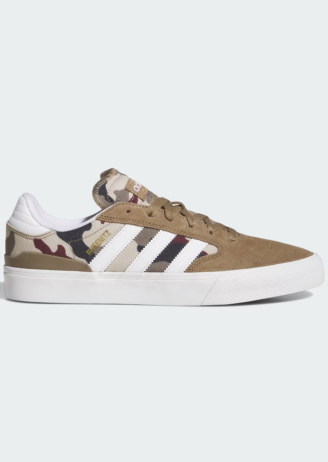 Adidas Skate Men's Busenitz Vulc II Shoes Khaki Six/Footwear White/Aurora Ink