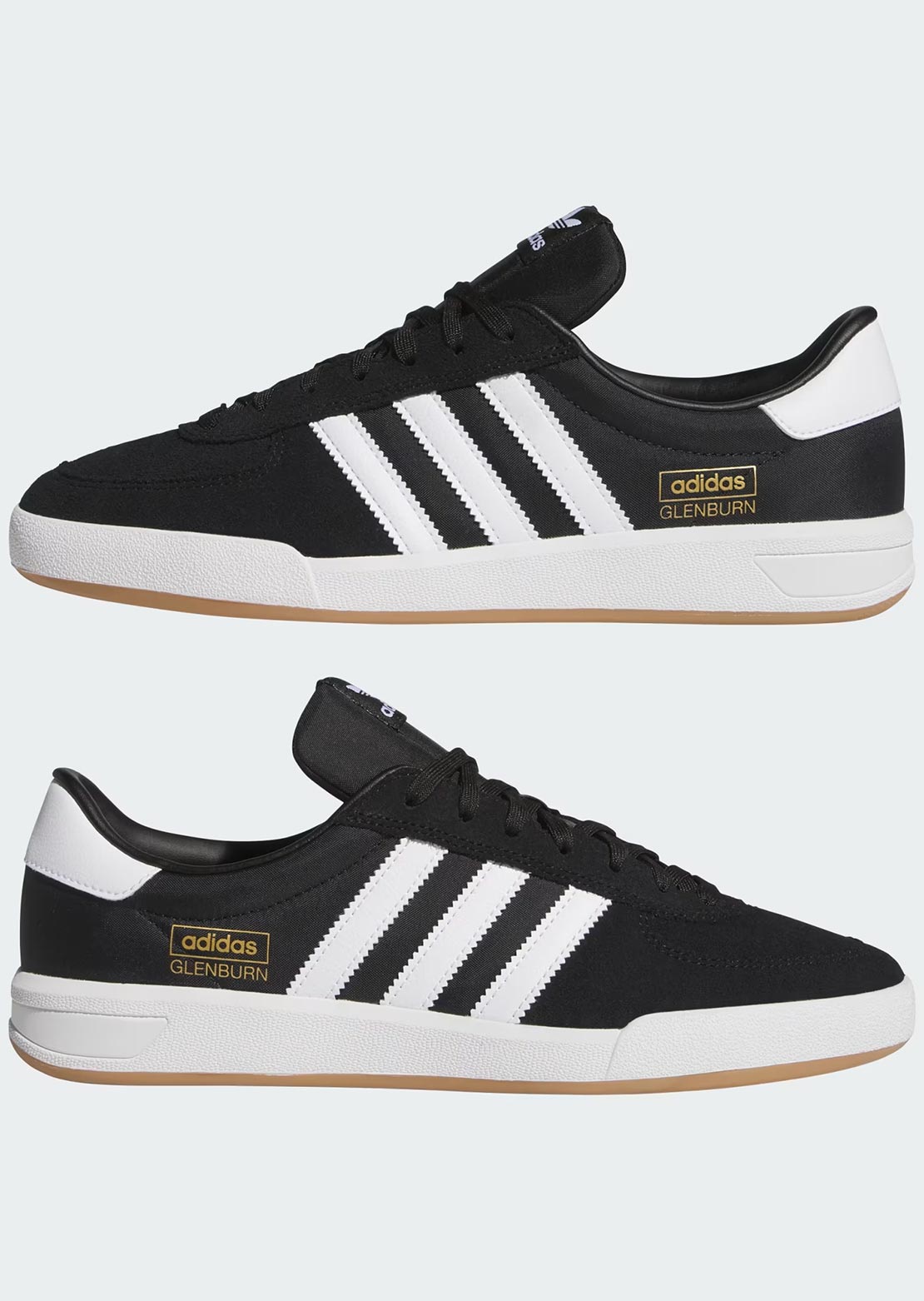 Adidas Skate Men's Glenburn Shoes Core Black/Footwear White/Gum