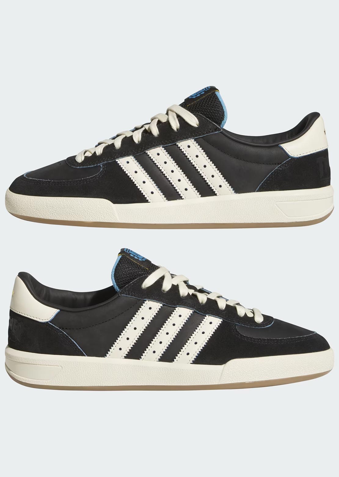 Adidas Skate Men's Glenburn X Thrasher Shoes Core Black/Crew White/Gum
