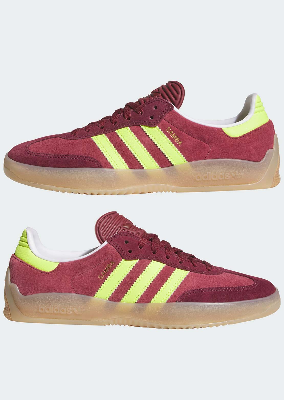 Adidas Skate Men's Puig Samba Skate Shoes Red