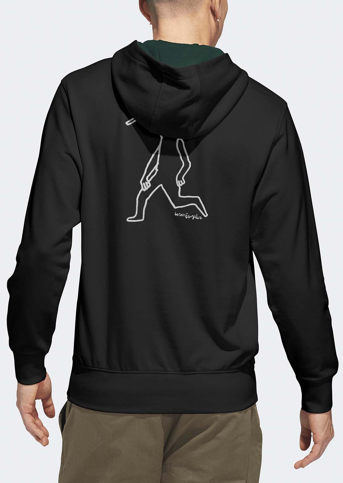 Adidas Skate Unisex Gonz Head Hood Black
