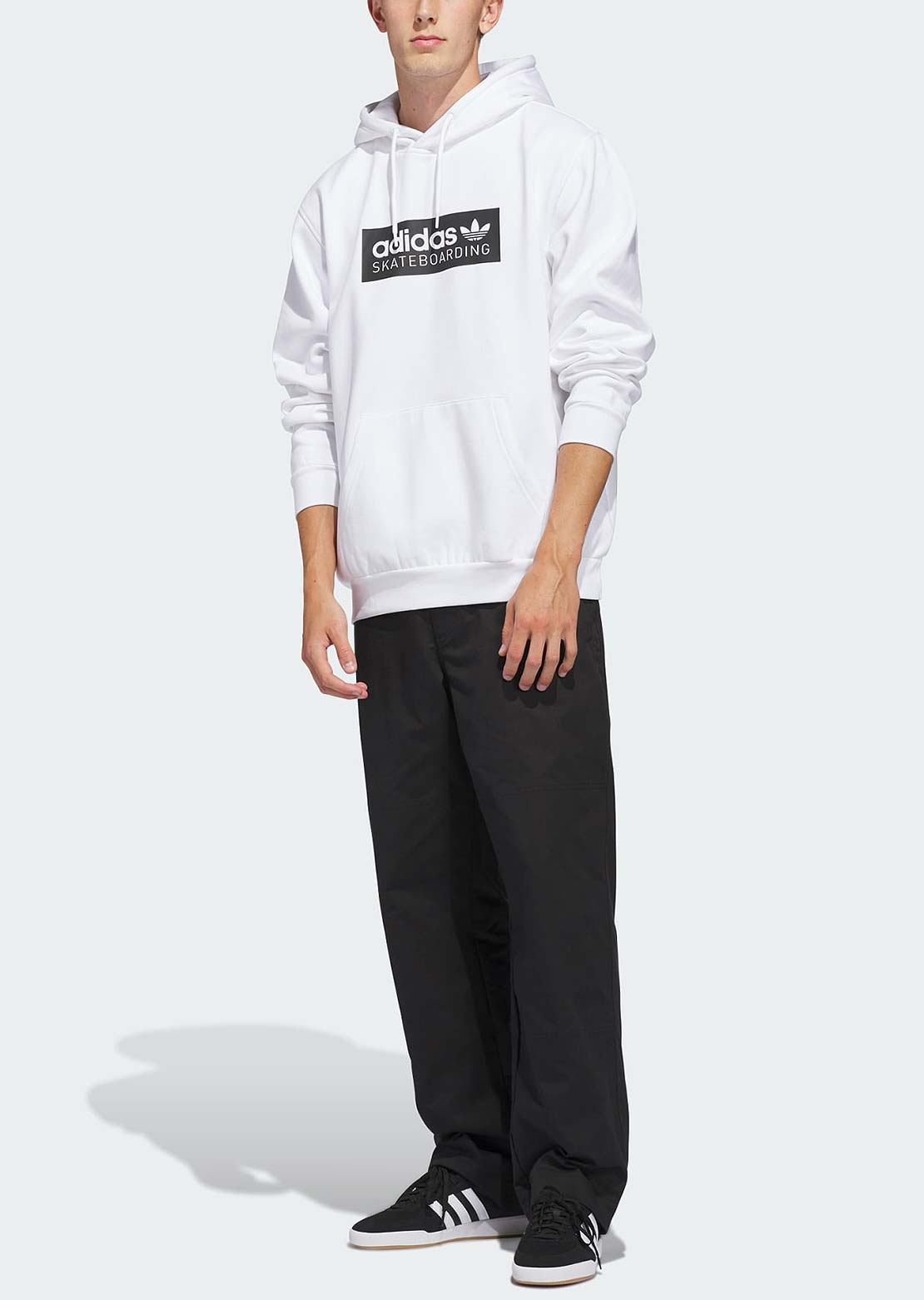 Adidas Skate Unisex Logo Hood White