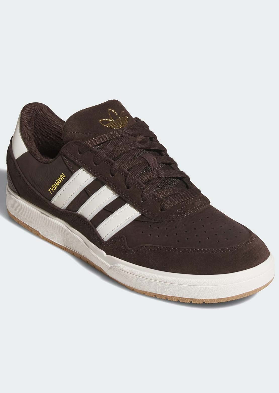 Adidas Skate Unisex Tyshawn II Skate Shoes Aurora Coffee Off White Chalk White