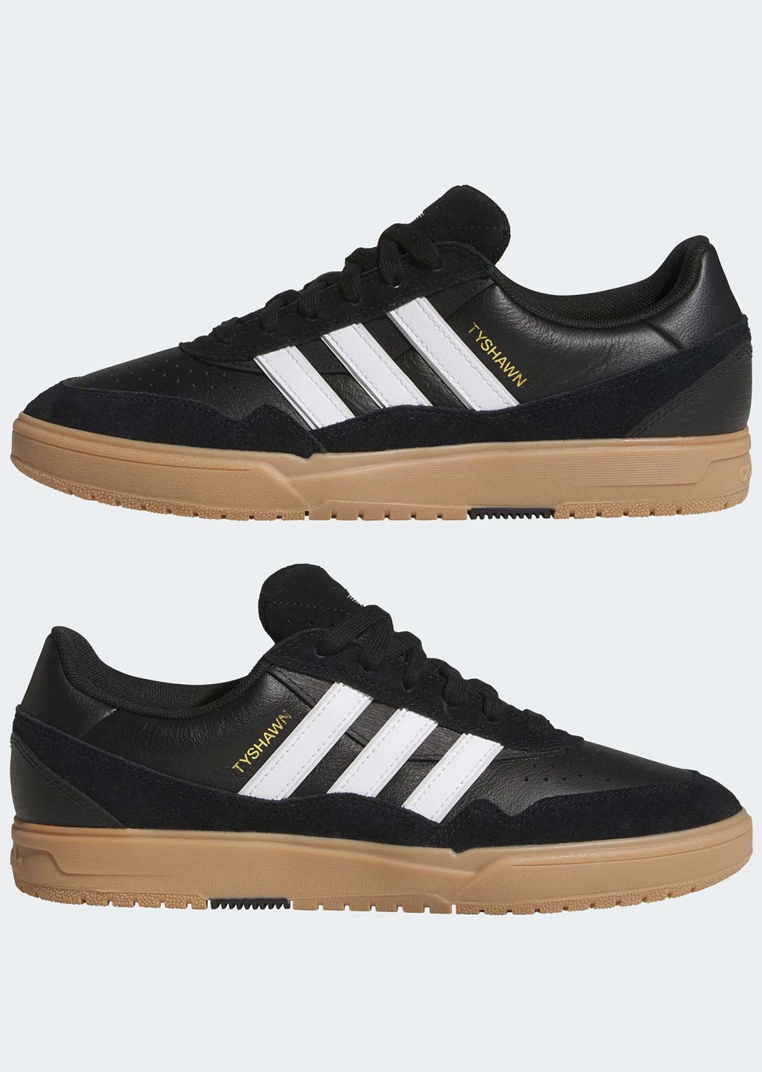 Adidas Skate Unisex Tyshawn II Skate Shoes Core Black Core White Gum
