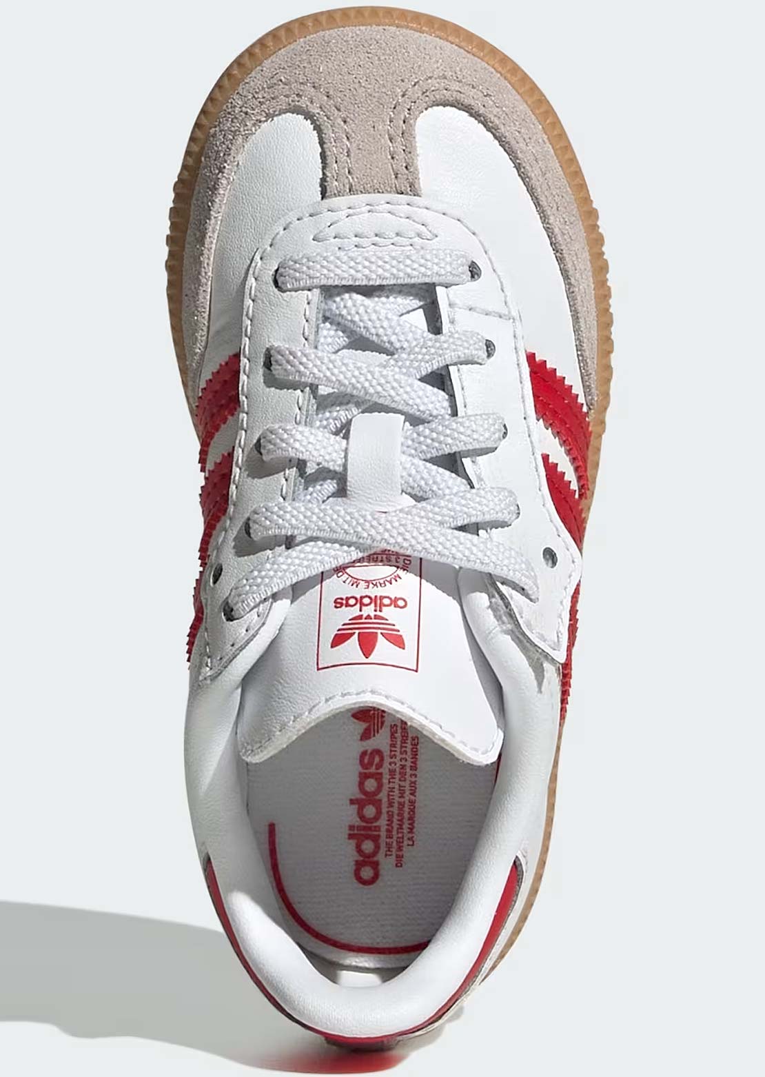 Adidas Toddler Samba Originals Shoes Cloud White/Better Scarlet/Gum