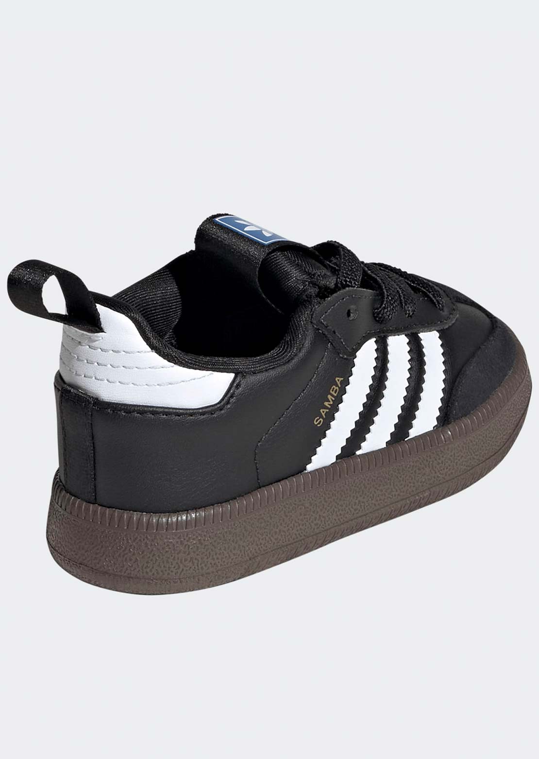 Adidas Toddler Samba Quickon Shoes Core Black/FTW White/Goldmt