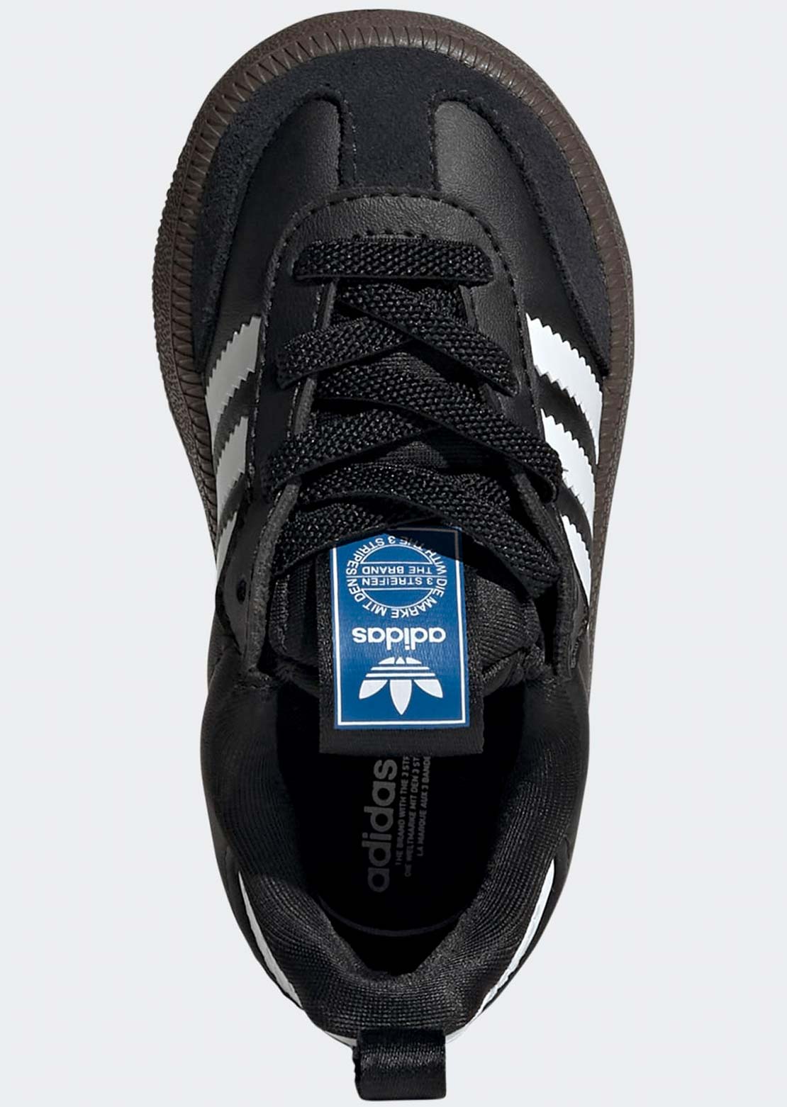 Adidas Toddler Samba Quickon Shoes Core Black/FTW White/Goldmt