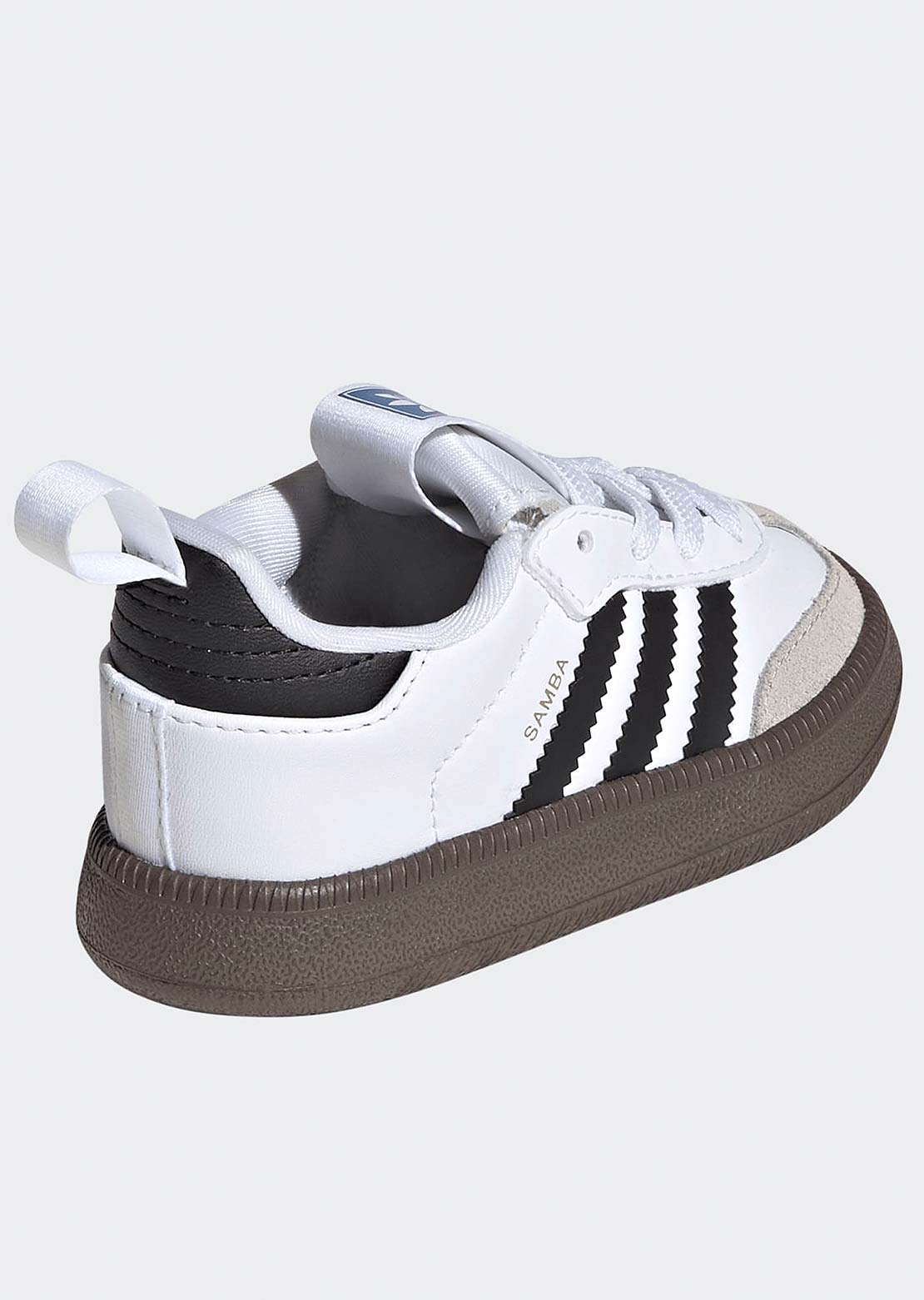 Adidas Toddler Samba Quickon Shoes FTW White/Core Black/Goldmt