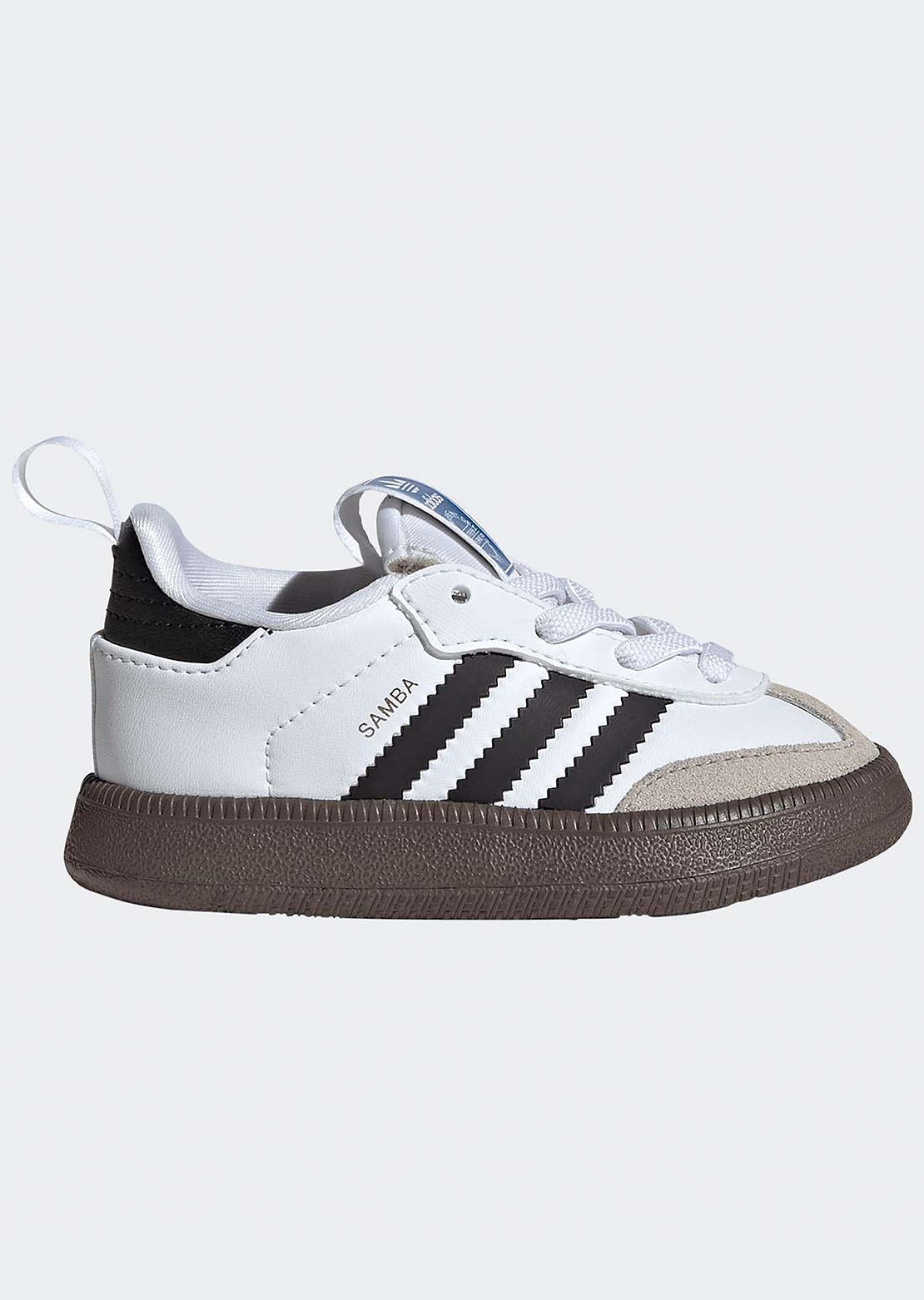 Adidas Toddler Samba Quickon Shoes FTW White/Core Black/Goldmt