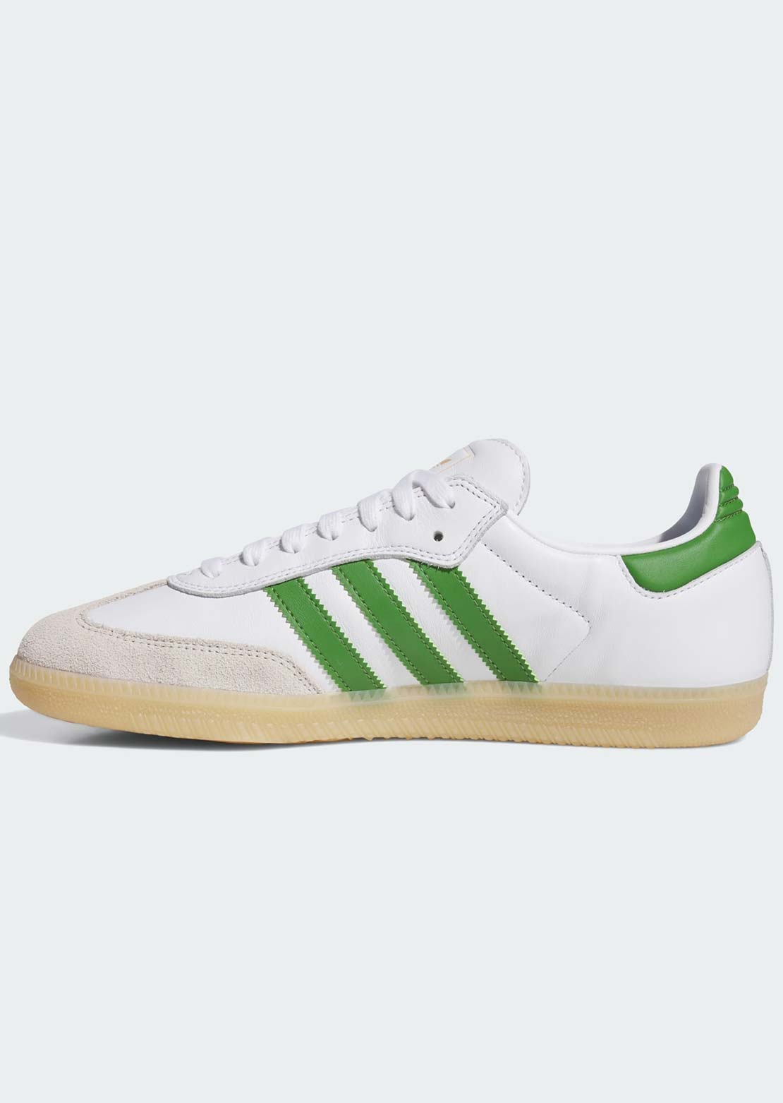 Adidas Unisex Samba ADV Skate Shoes Cloud White/Crew Green/Gum