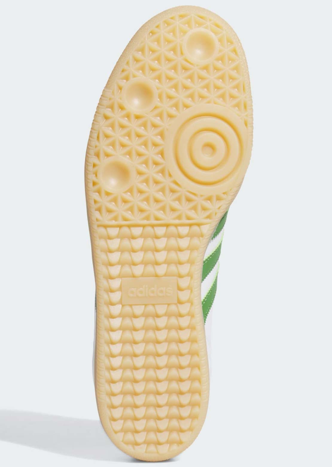 Adidas Unisex Samba ADV Skate Shoes Cloud White/Crew Green/Gum