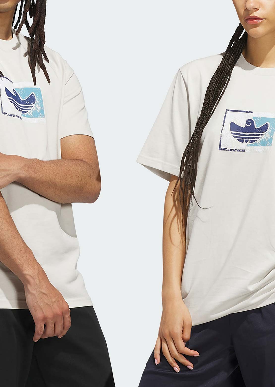 Adidas Unisex Shmoo Graphic T-Shirt Beige