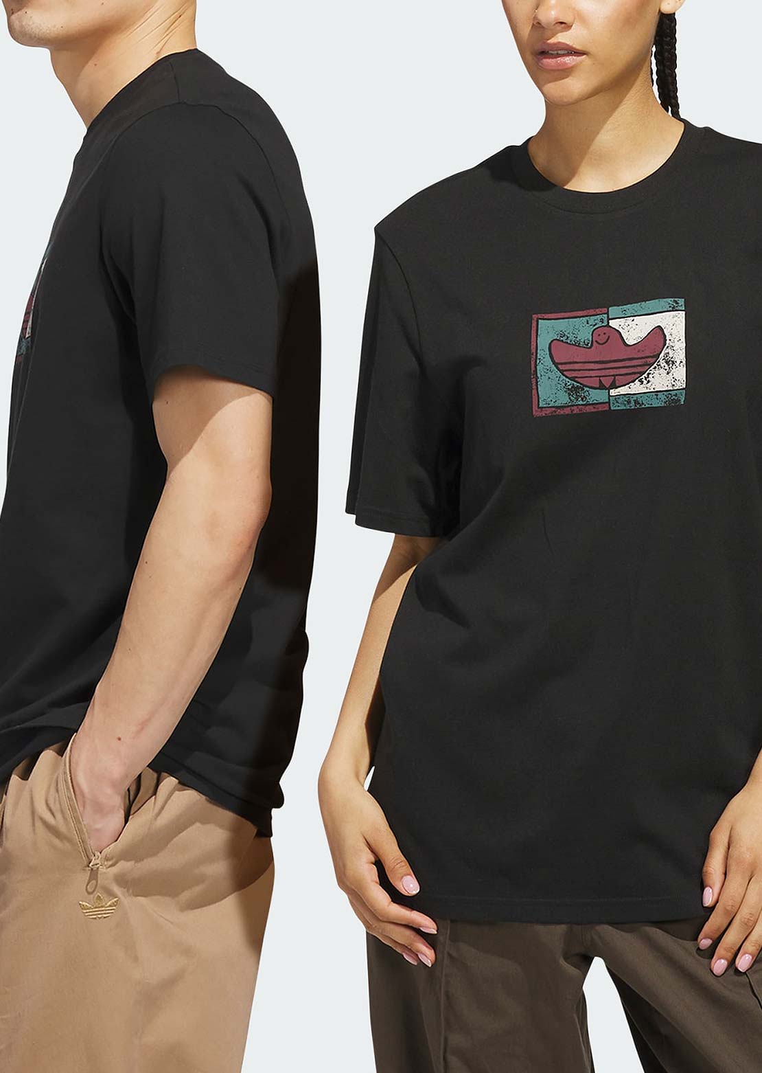 Adidas Unisex Shmoo Graphic T-Shirt Black