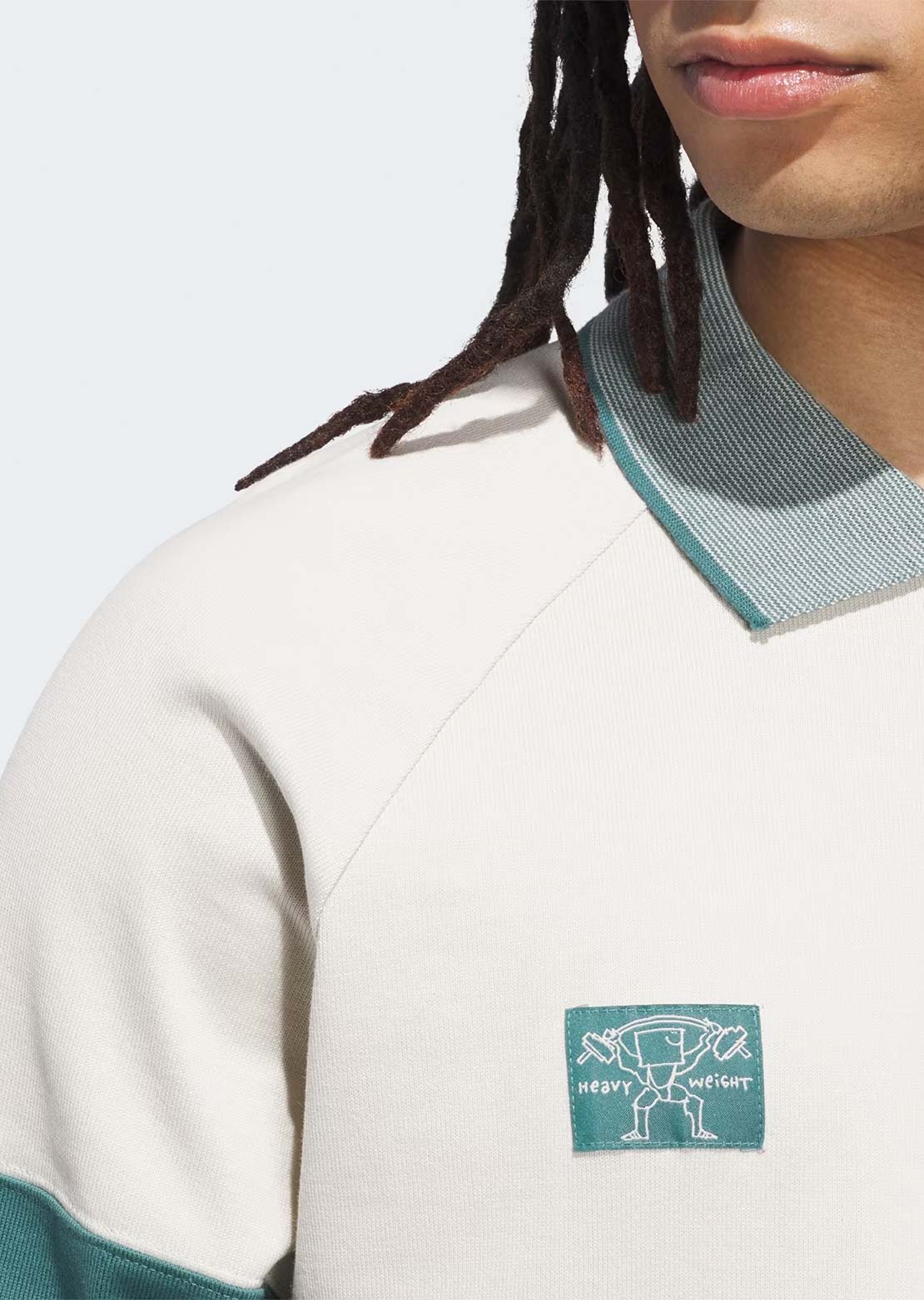 Adidas Unisex Shmoo Heavyweight Rugby Sweatshirt Beige