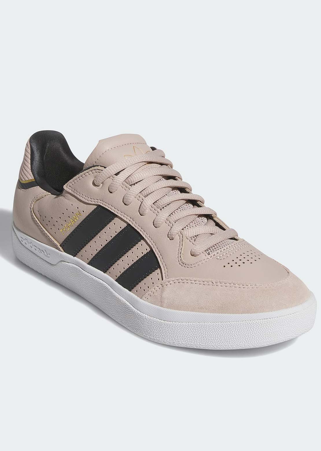 Adidas Unisex Tyshawn Low Skate Shoes Carbon/Gold