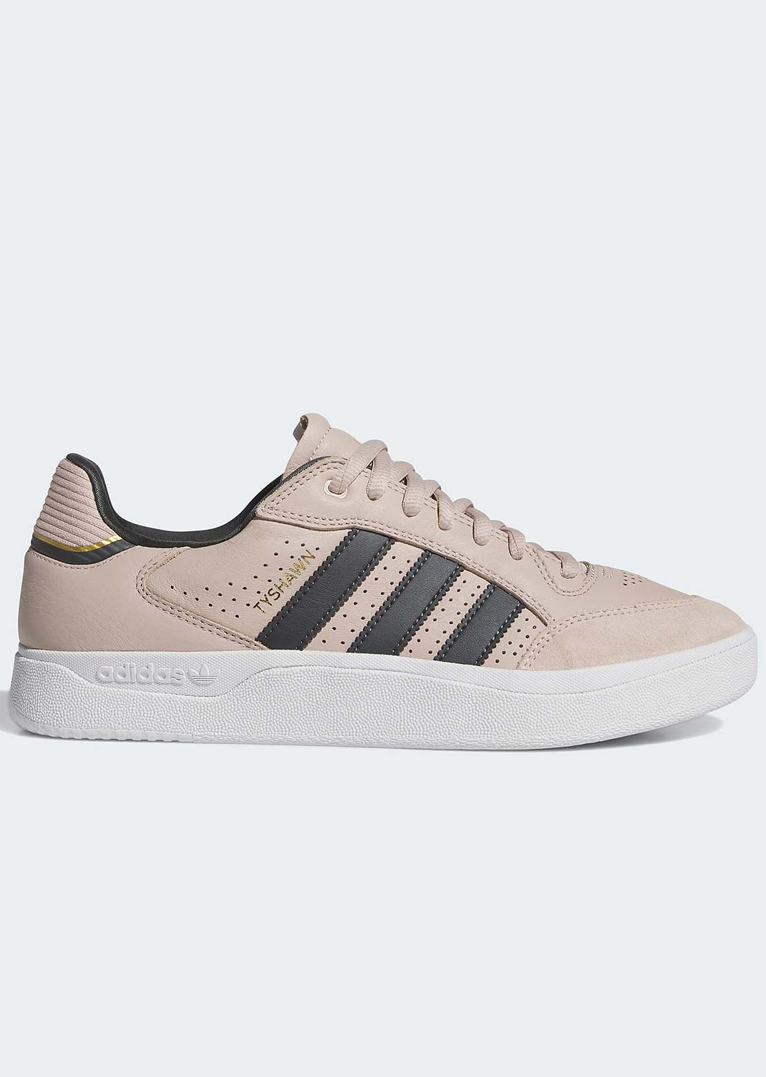 Adidas Unisex Tyshawn Low Skate Shoes Carbon/Gold