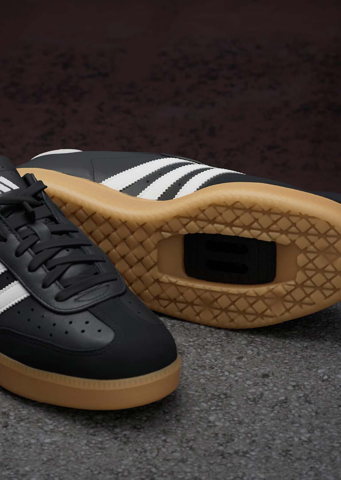 Adidas Unisex VeloSamba Leather Clipless Shoes