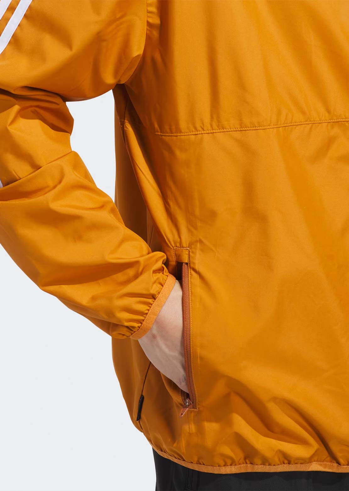 Adidas Unisex Windbreaker Jacket Orange/White