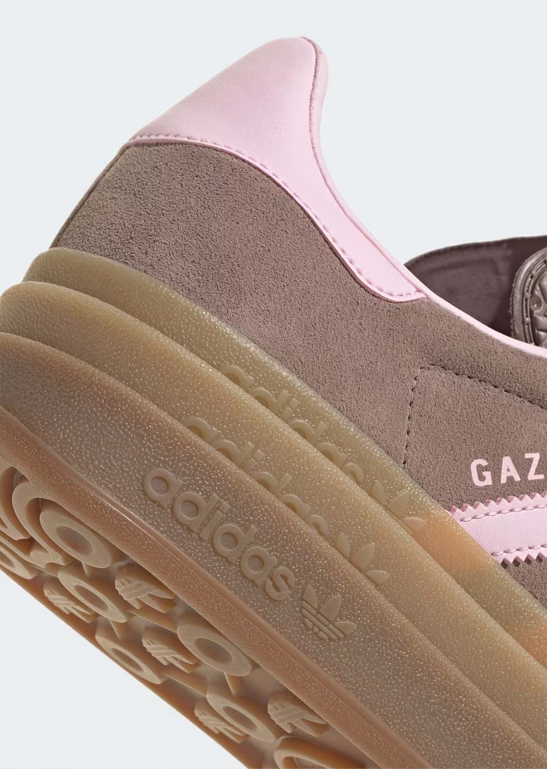 Adidas Women's Gazelle Bold Shoes Trace Brown/Clear Pink/Earth Strata