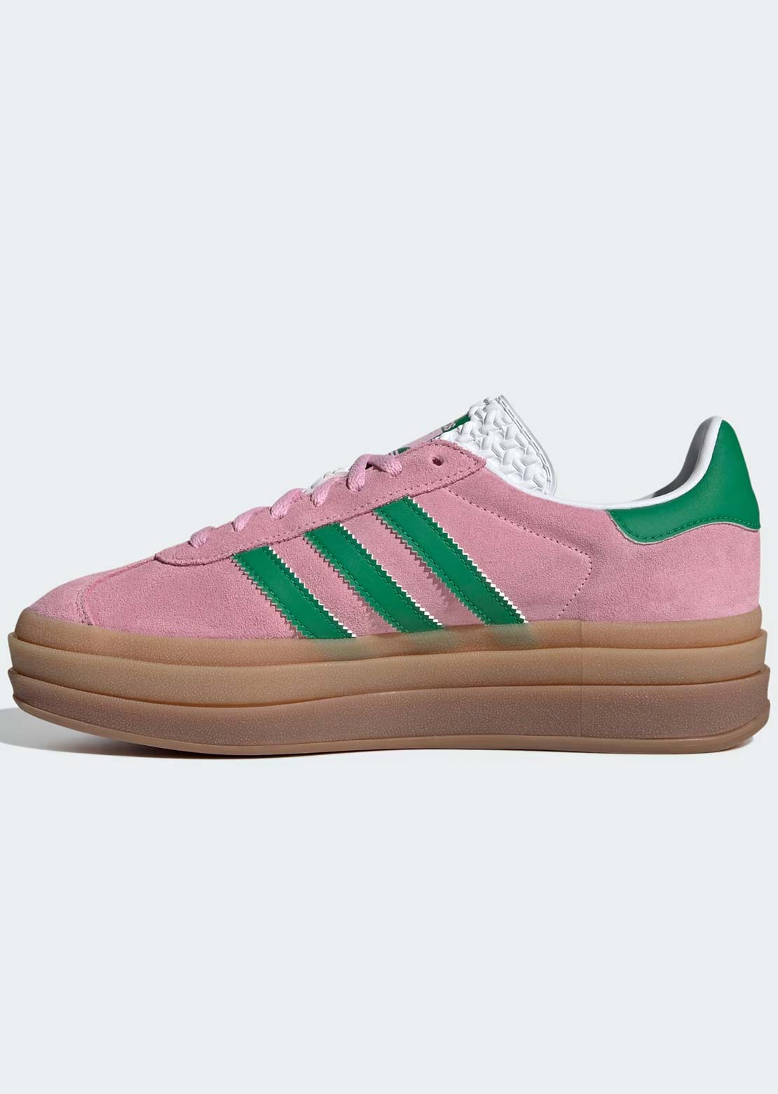 Adidas Women's Gazelle Bold Shoes True Pink/Green/Cloud White