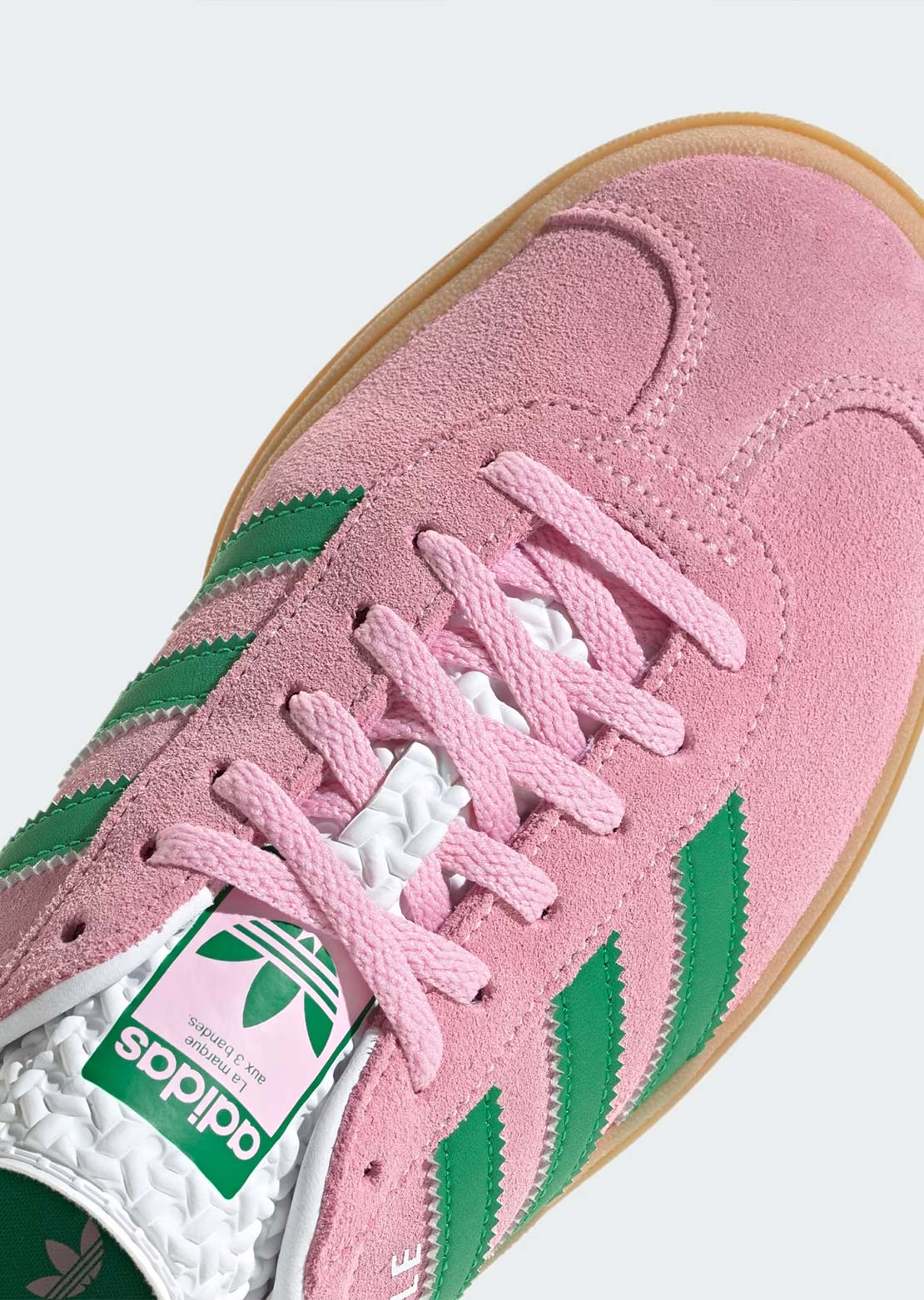 Adidas Women's Gazelle Bold Shoes True Pink/Green/Cloud White