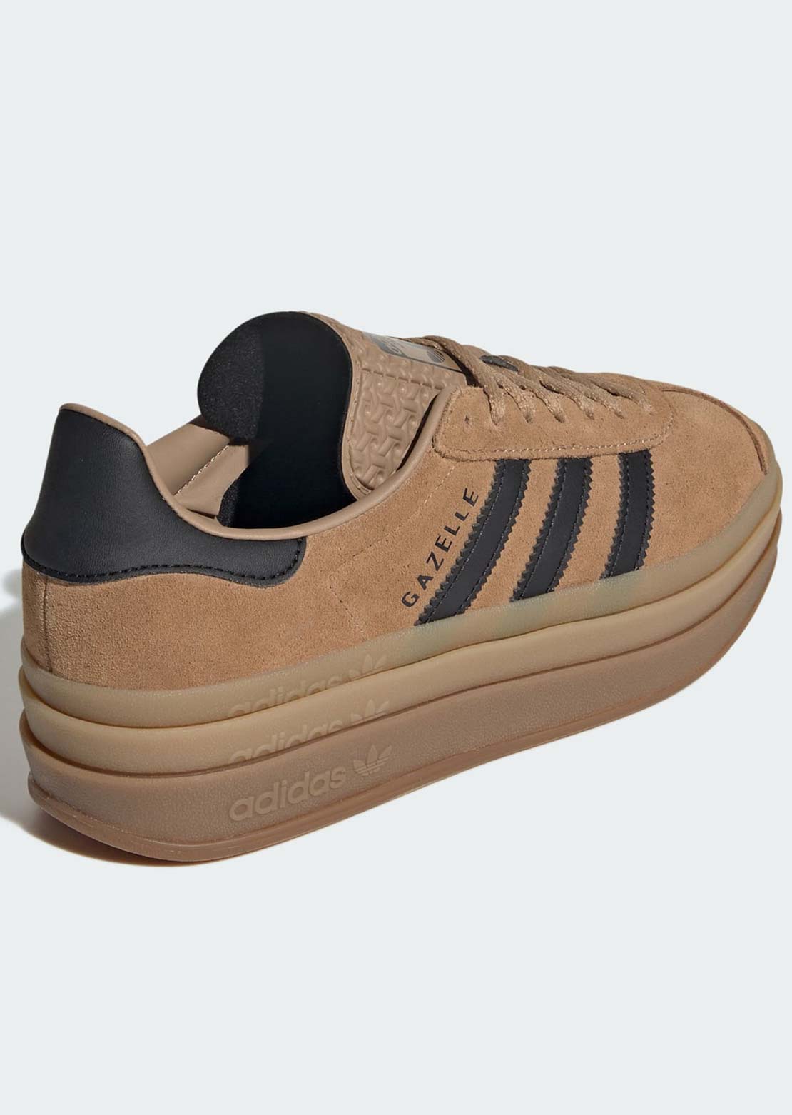 Adidas Women's Gazelle Bold Shoes Cardboard/Core Black/Gum