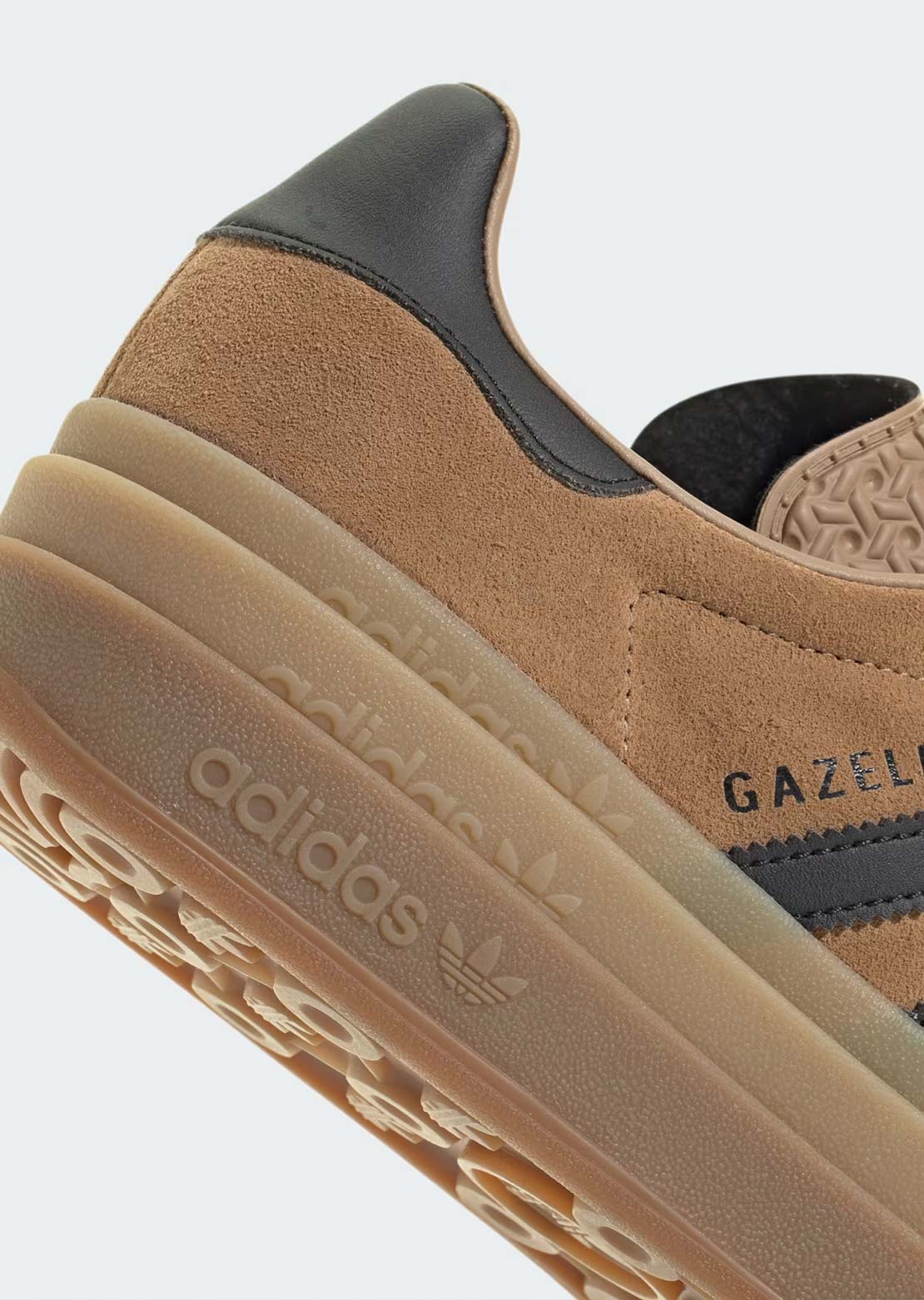 Adidas Women's Gazelle Bold Shoes Cardboard/Core Black/Gum