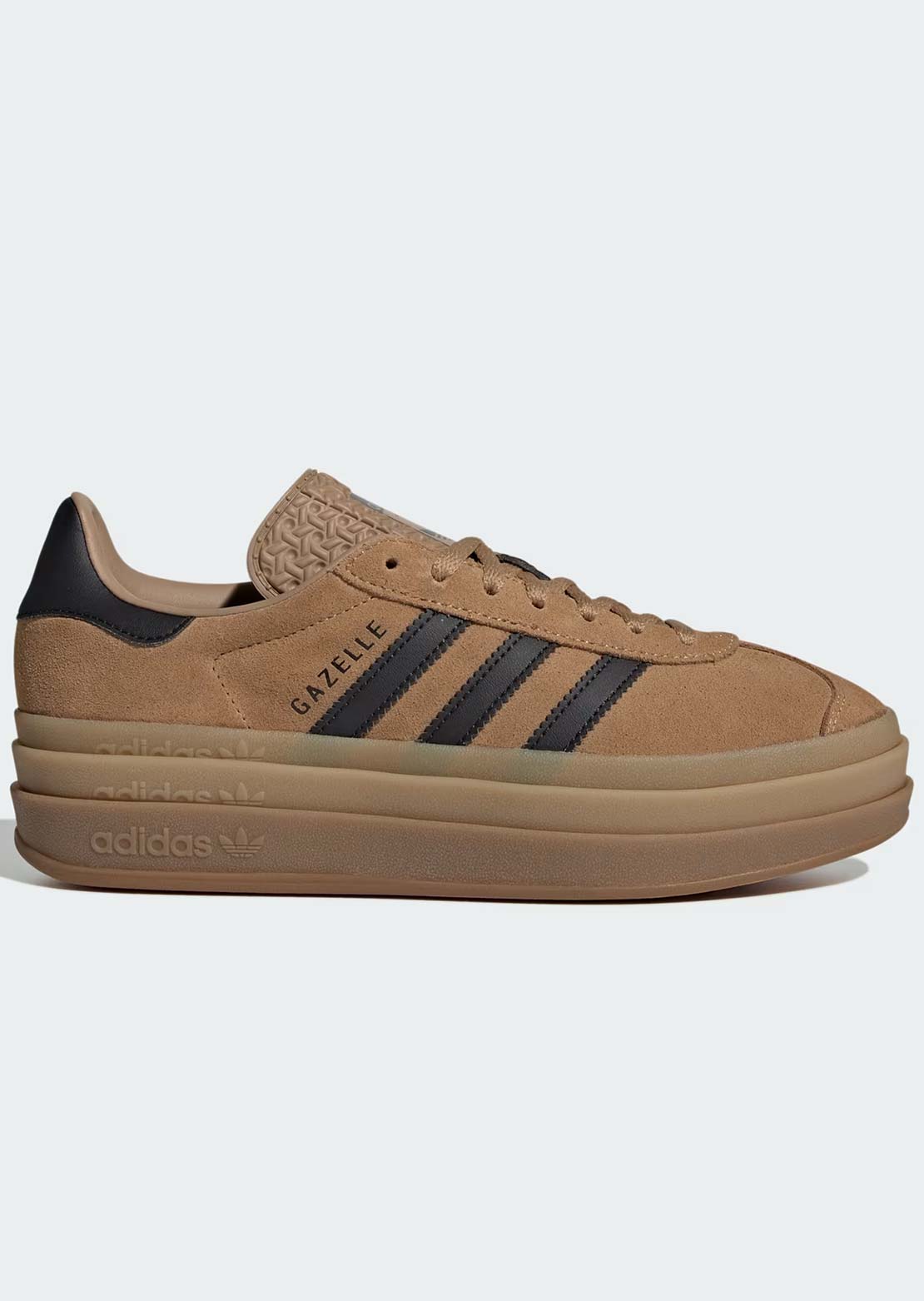 Adidas Women's Gazelle Bold Shoes Cardboard/Core Black/Gum