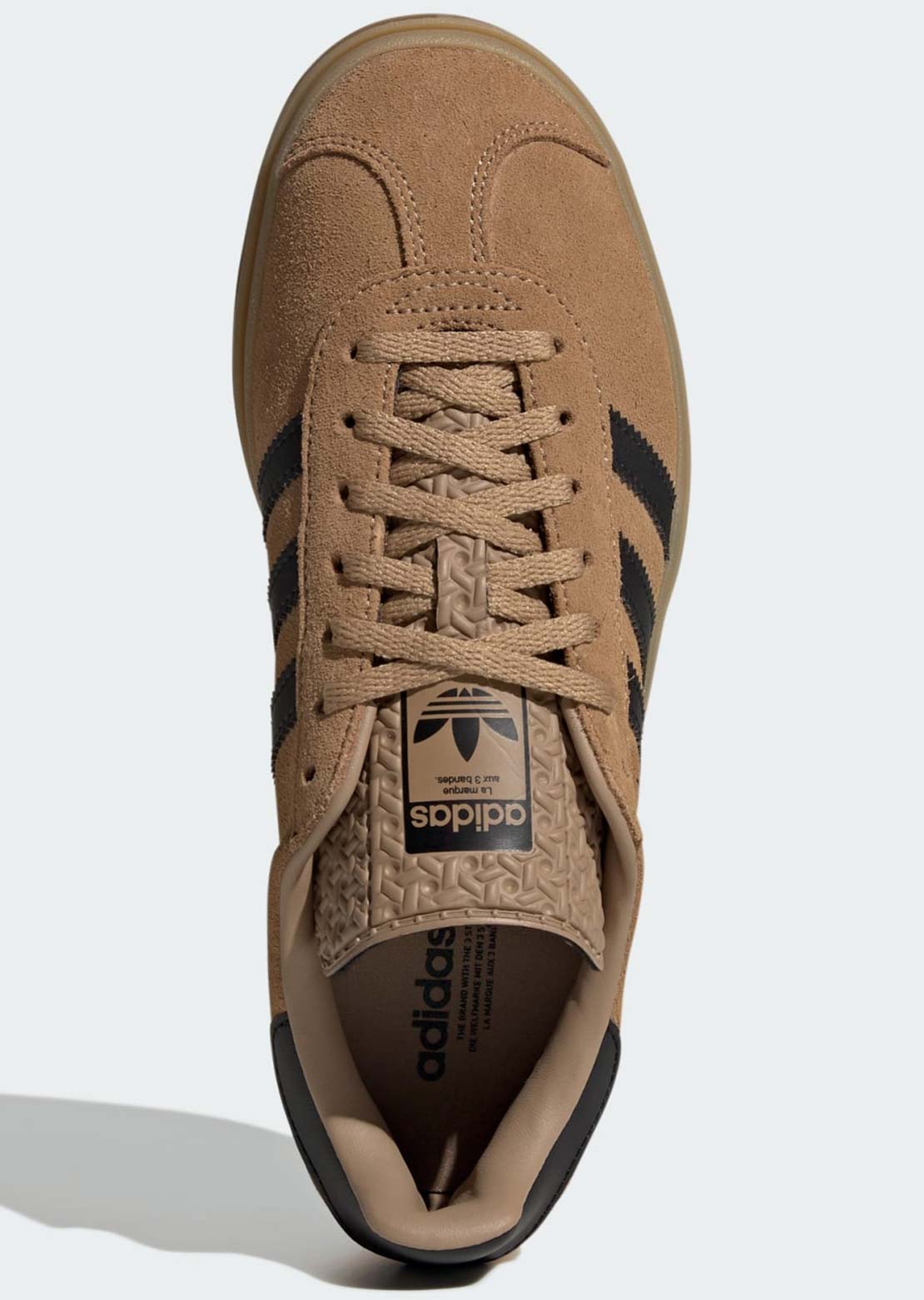 Adidas Women's Gazelle Bold Shoes Cardboard/Core Black/Gum