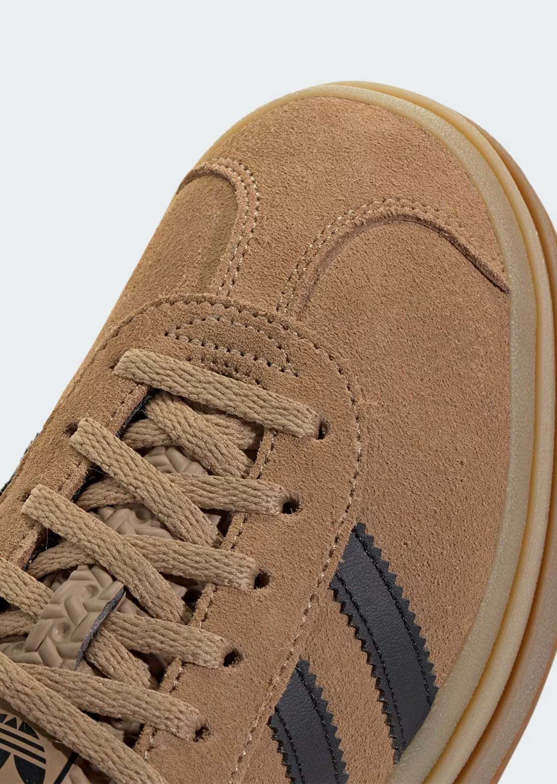 Adidas Women's Gazelle Bold Shoes Cardboard/Core Black/Gum