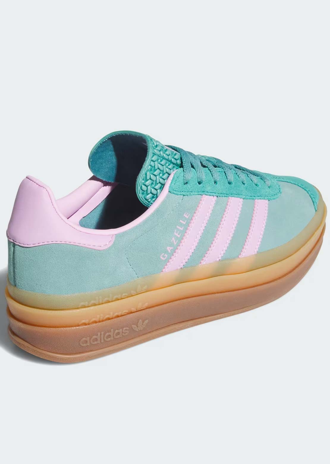 Adidas Women's Gazelle Bold Shoes Powder Teal/Bliss Lilac/Pure Teal