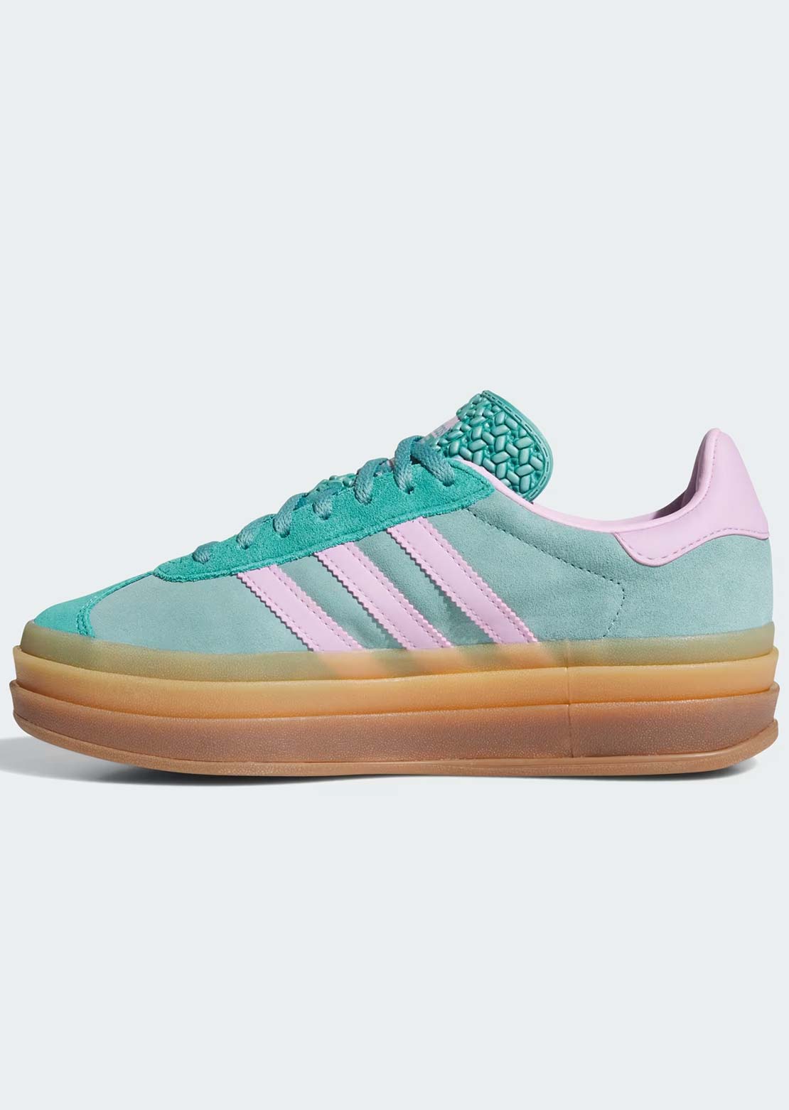 Adidas Women's Gazelle Bold Shoes Powder Teal/Bliss Lilac/Pure Teal