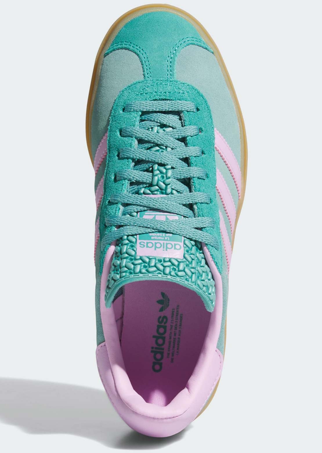 Adidas Women's Gazelle Bold Shoes Powder Teal/Bliss Lilac/Pure Teal