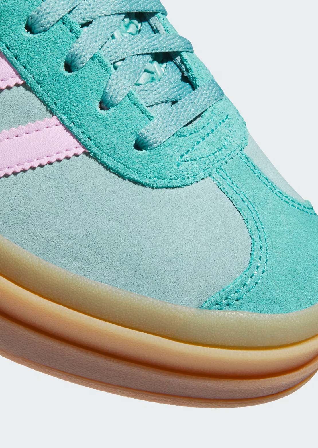 Adidas Women's Gazelle Bold Shoes Powder Teal/Bliss Lilac/Pure Teal