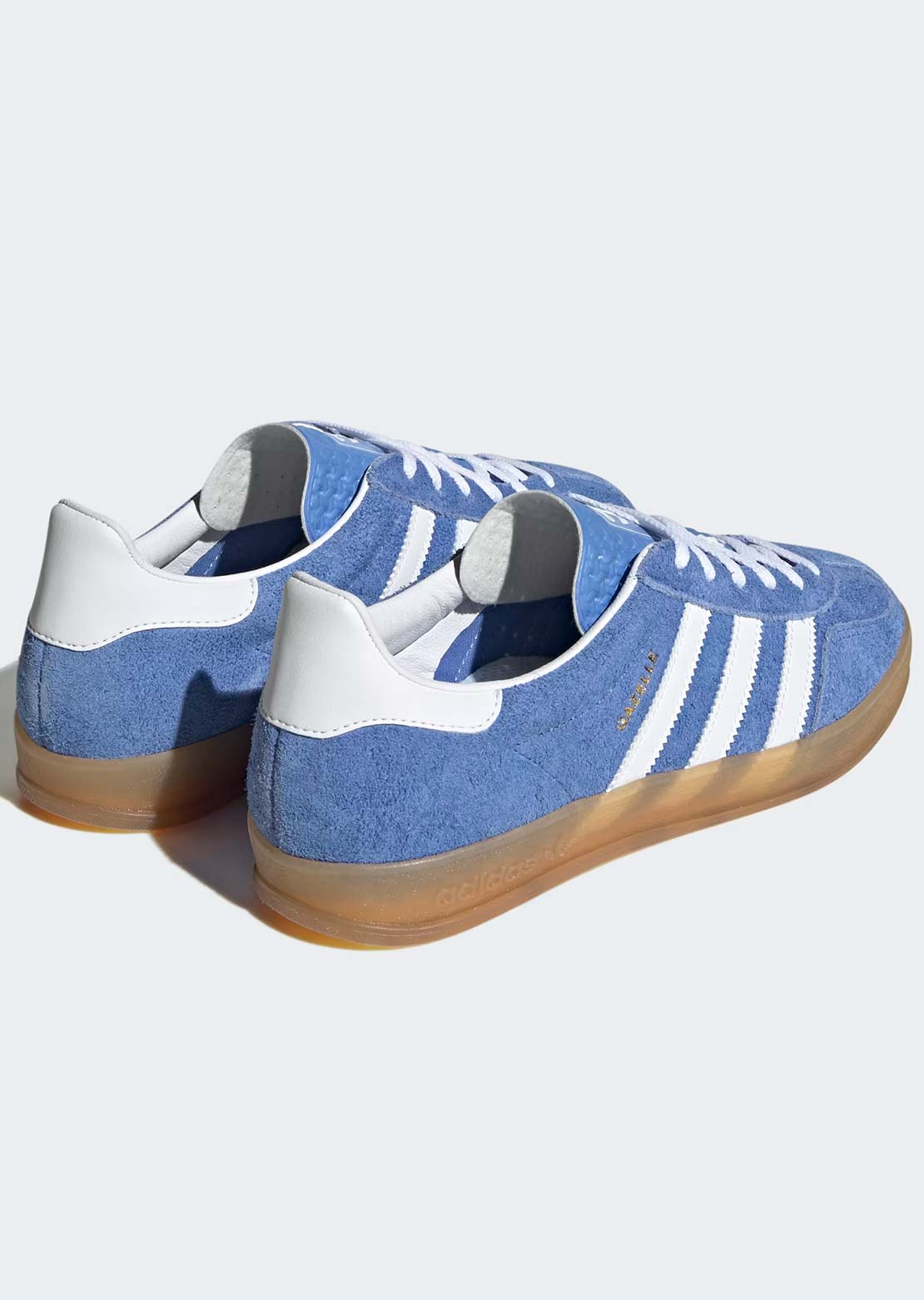 Adidas Women's Gazelle Indoor Shoes Blufus/FTW White/Goldmt