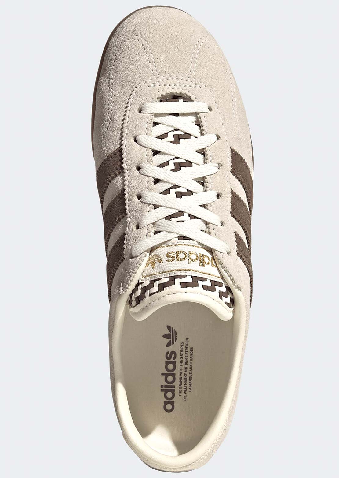 Adidas Women's Gazelle Lo Pro Shoes Off White/Earstr/Gum