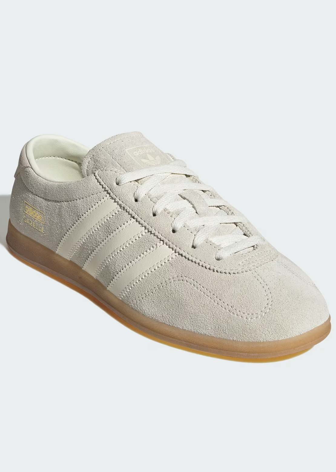 Adidas Women's Gazelle Lo Pro Shoes Ivory/Off White/Gum