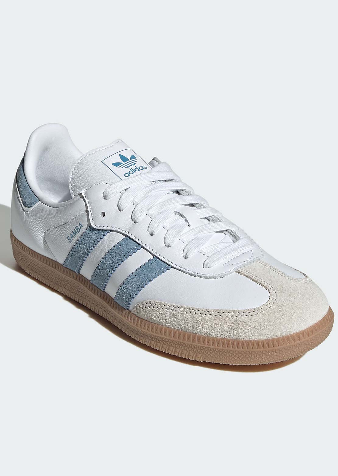 Adidas Women's Samba Originals Shoes Cloud White/Alumina/Ash Blue